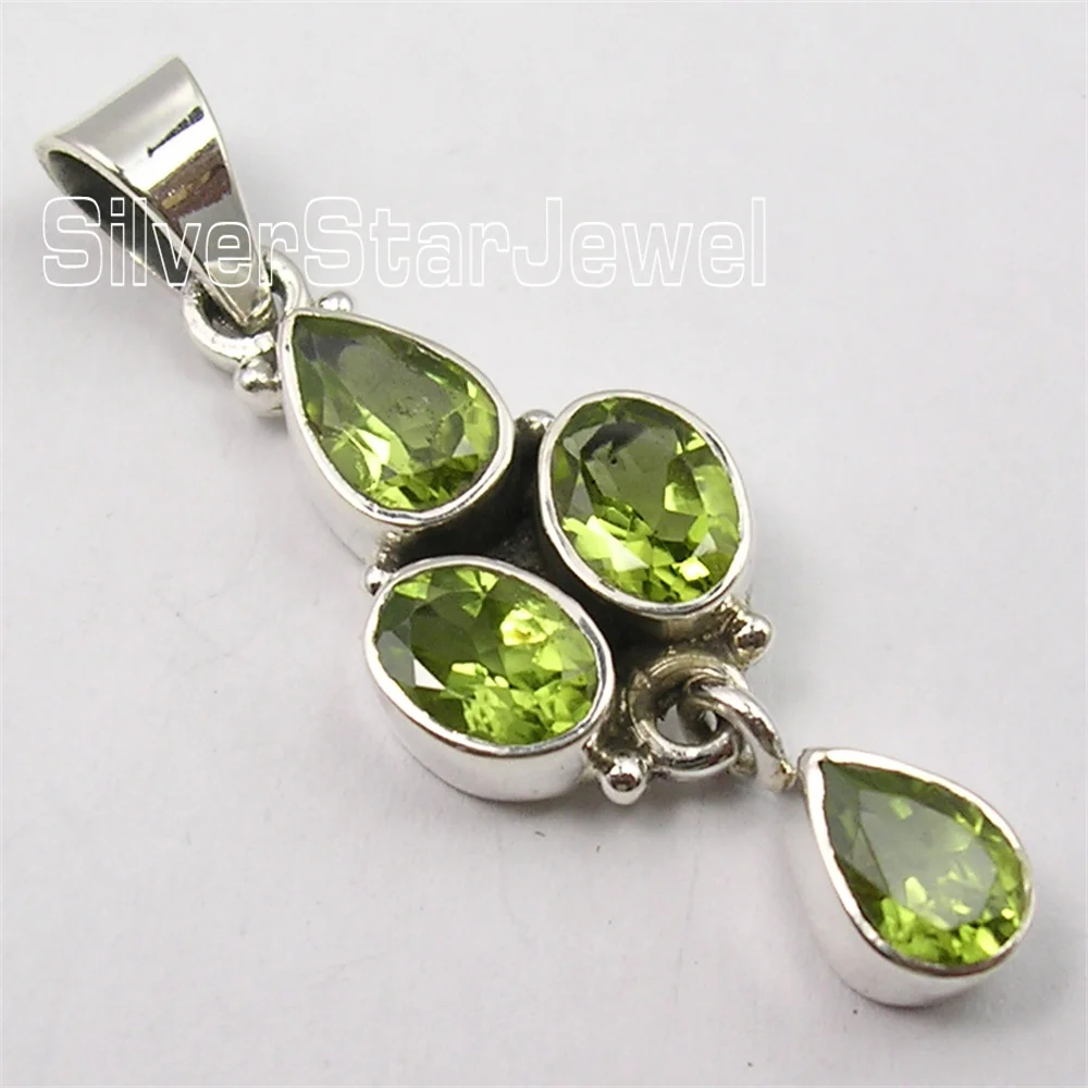 Many Color India Semi-precious Stone Pendant 1.6