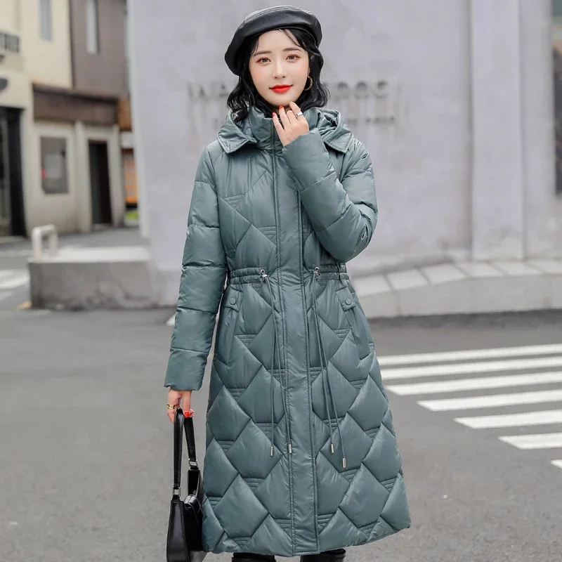 Winter Women's Down Coat Cotton-Padded Thickening Down Winter Coat Long  Jacket Down Parka jackets for woman, winter coats for women, veste femme