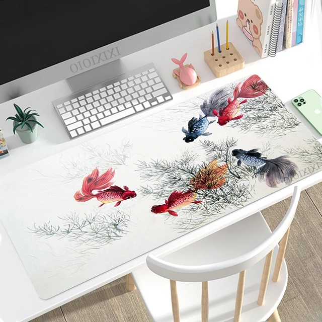 Estilo Chinês Pintura A Tinta Mouse Pad Gamer Xl Computador Novo.