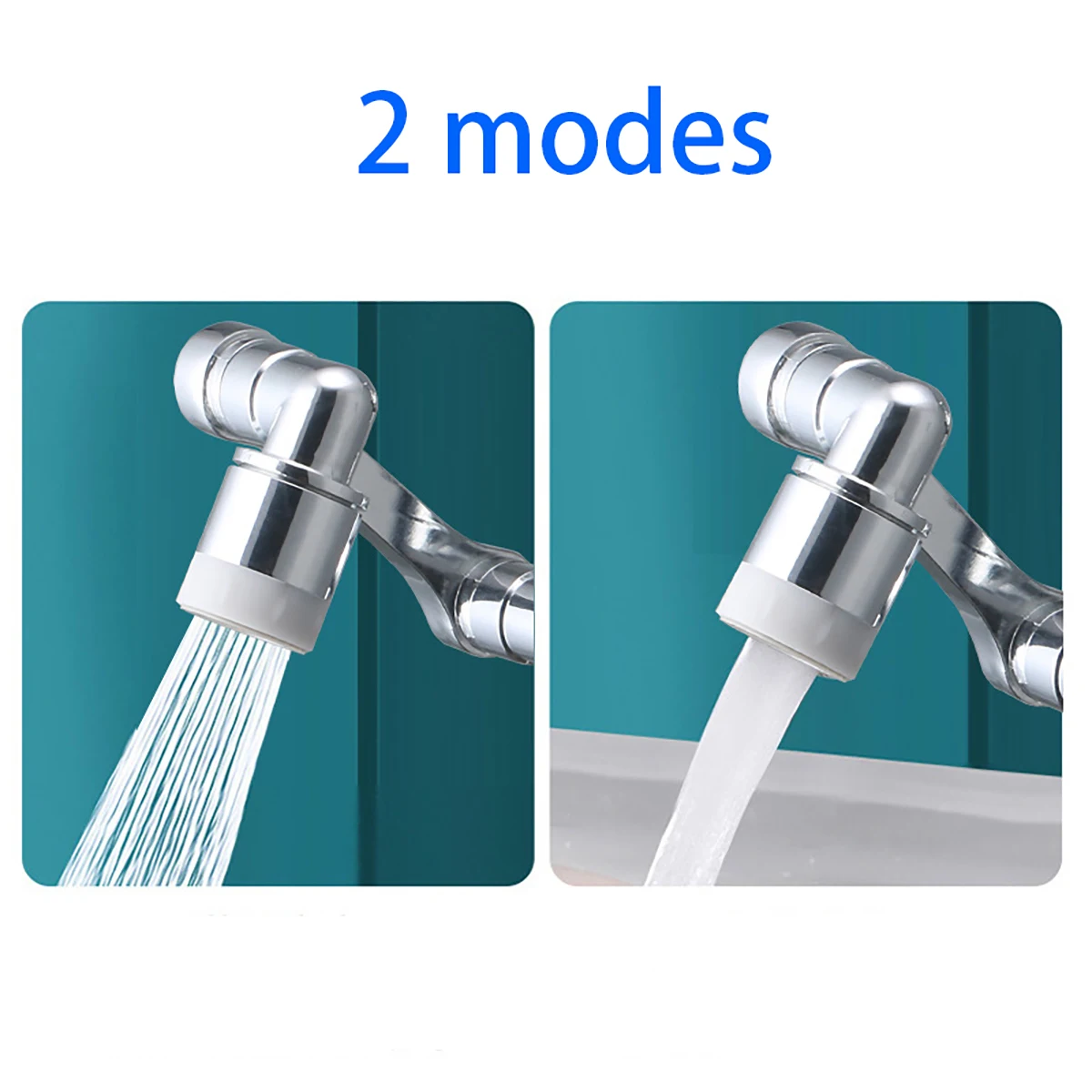 Metal 1440° Universal Rotation Faucet Sprayer Head for Faucet Extender Aerator Bubbler Nozzle Kitchen Tap Washbasin Robot Arm 4