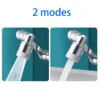 Metal 1440° Universal Rotation Faucet Sprayer Head for Faucet Extender Aerator Bubbler Nozzle Kitchen Tap Washbasin Robot Arm 4