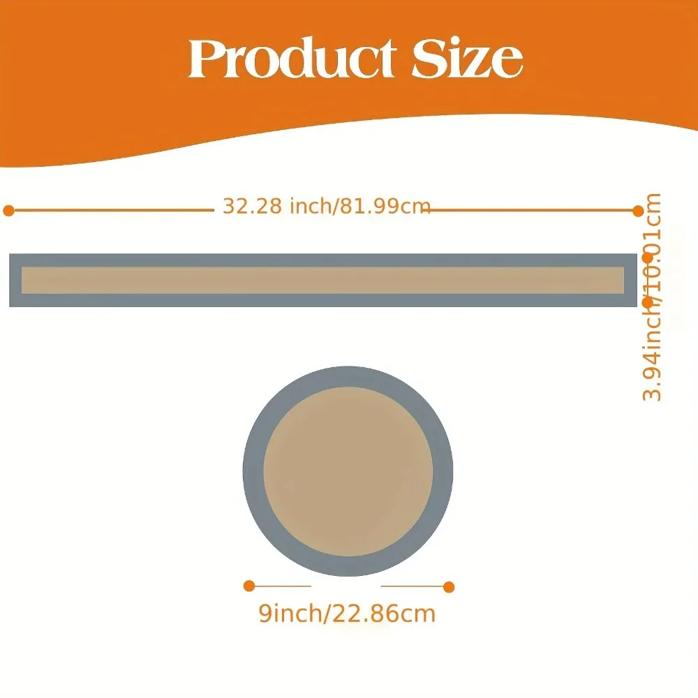 Versatile Non-Stick Round Silicone Baking Mat
