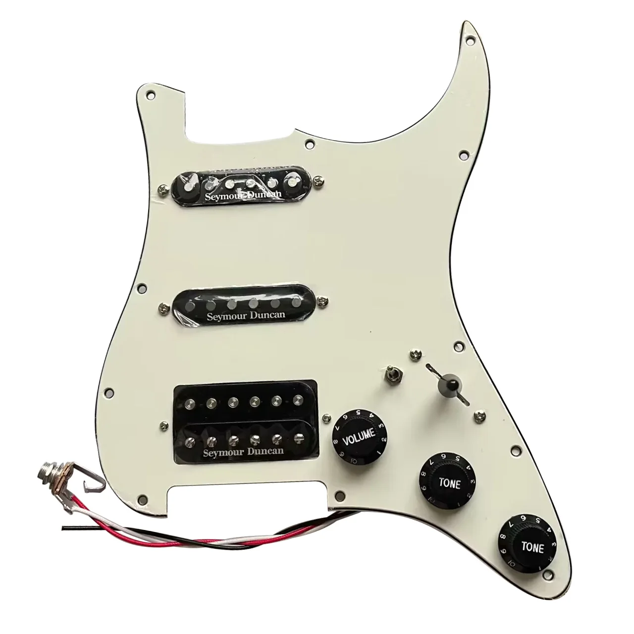 

SSH Upgrade Prewired Pickguard Set Loaded Seymour Duncan Alnico V Pickup Coil Split, Multi Switch for Electric Guitar