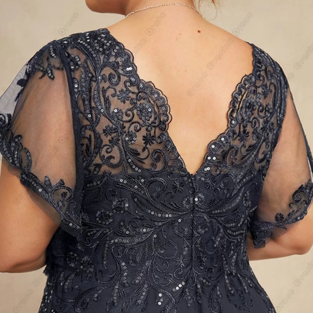 Mother of Bride Dresses Strapless Plus Size For Women Beach Chiffon Wedding Party Dresses Lace Robe De Soir&eacute;e