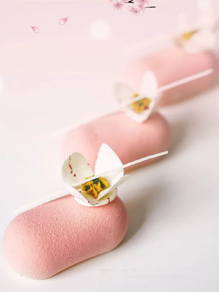 Pellicola Di Mousse Ovale Capsula 3D Torta Di Minioni Strumento Di Cottura In Gel Di Silice Stampo Da Dessert Francese