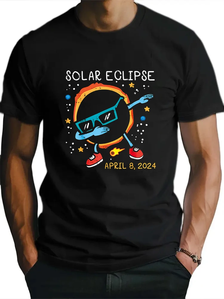 

Футболка мужская с коротким рукавом и принтом Eclipse April 8 2024