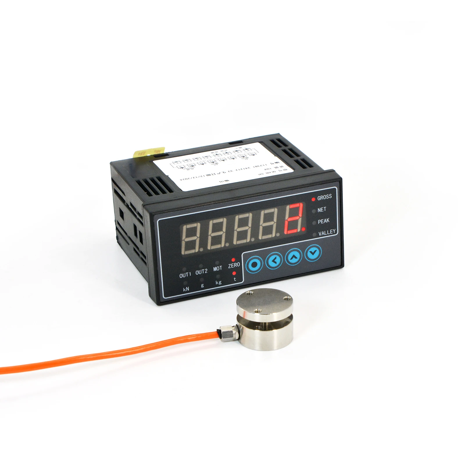 2Pcs HX711 Load Cell AD Weight Pressure Sensor Module With Display 24-Bit Weighing Instrument Electronic Scal
