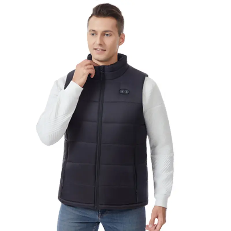 USB Heating Vest Men Winter Thick Sleeveless Jacket Infrared 28 Heating Areas Vest Winter Electric Heated Vests Plus Size 5XL - Image 2