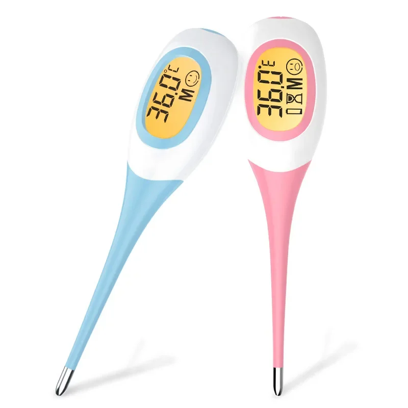 Soft Head 8 Seconds Fast Measurement Electronic Thermometer For Adults Children LED Pet Dog Cat Oral Cavity Armpit ℉/℃ Fever digital thermometer
