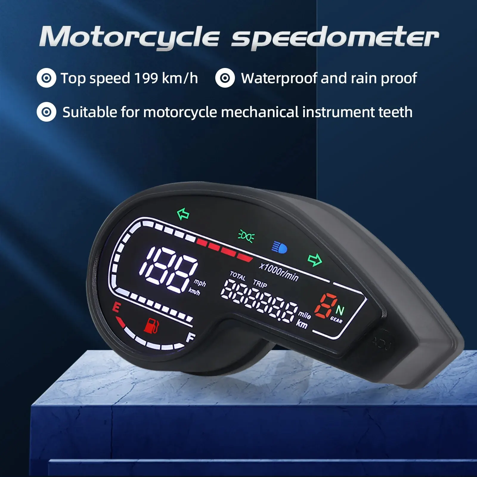 NEW20032014CRVDigitalLEDOdometerSpeedometerTachometer