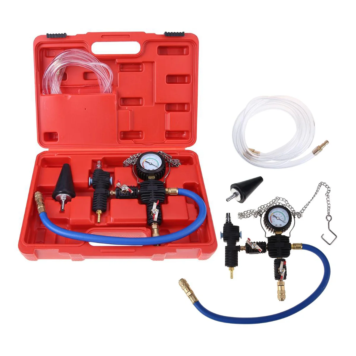 3Pc Car Refill Cooling Pumps Kit Universal Auto Radiator Set Vacuum