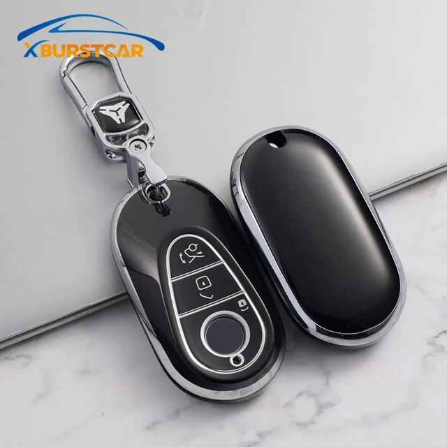 TPU Car Shell Remote Key Case Cover For Mercedes Benz C S Class W206 W223  S350 C260 C300 S400 S450 S500 Protector Keyless