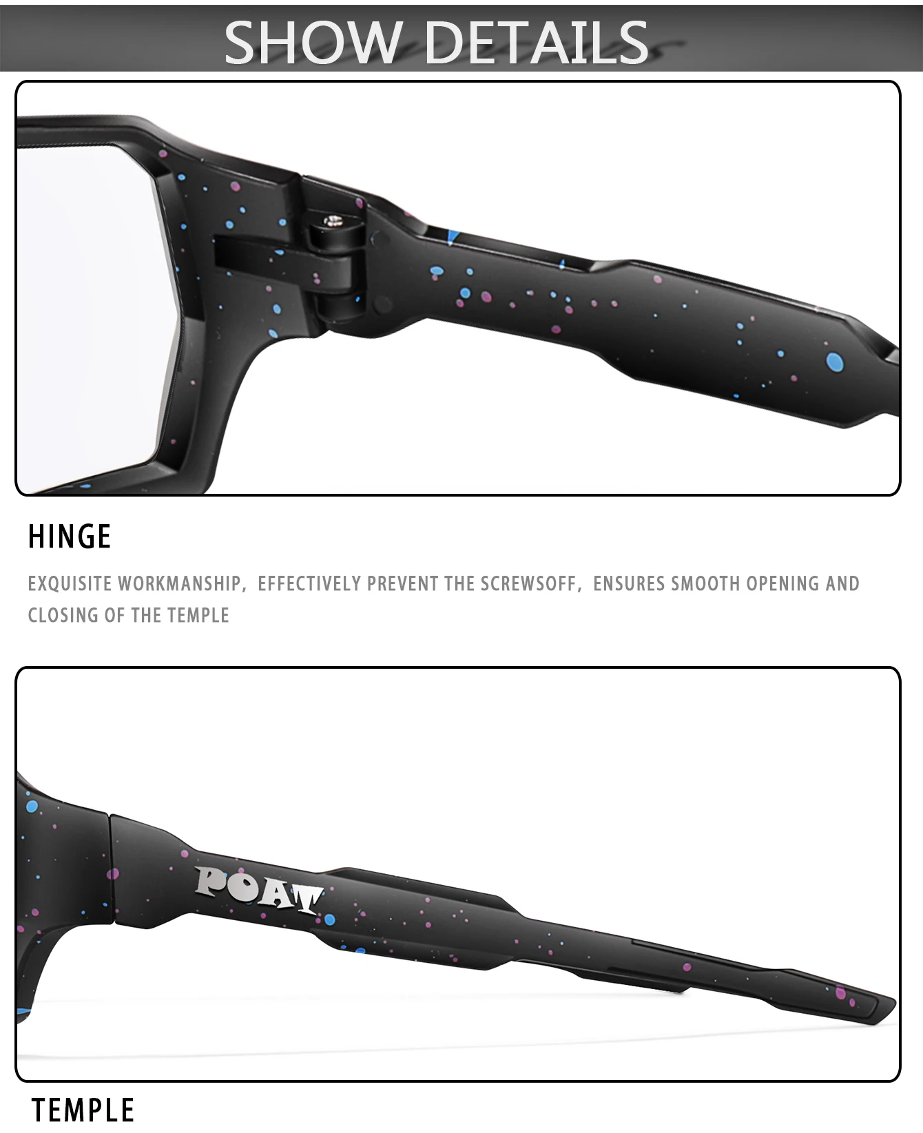 Solbriller på en sten i udendørs stimiljø