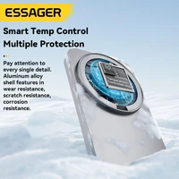 Essager 2-in-1 Magnetic Wireless Charger Qi2 15W