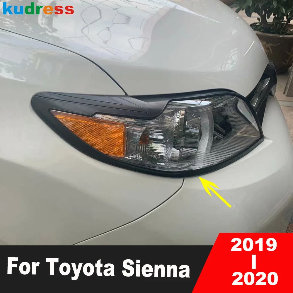 

Хромированная накладка на переднюю фару автомобиля для Toyota Sienna 2019 2020