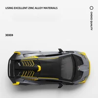 1:32 Lamborghini Huracan STO Supercar Alloy Model Car Toy Diecasts Metal Casting Sound and Light Car Toys For Children Vehicle 2