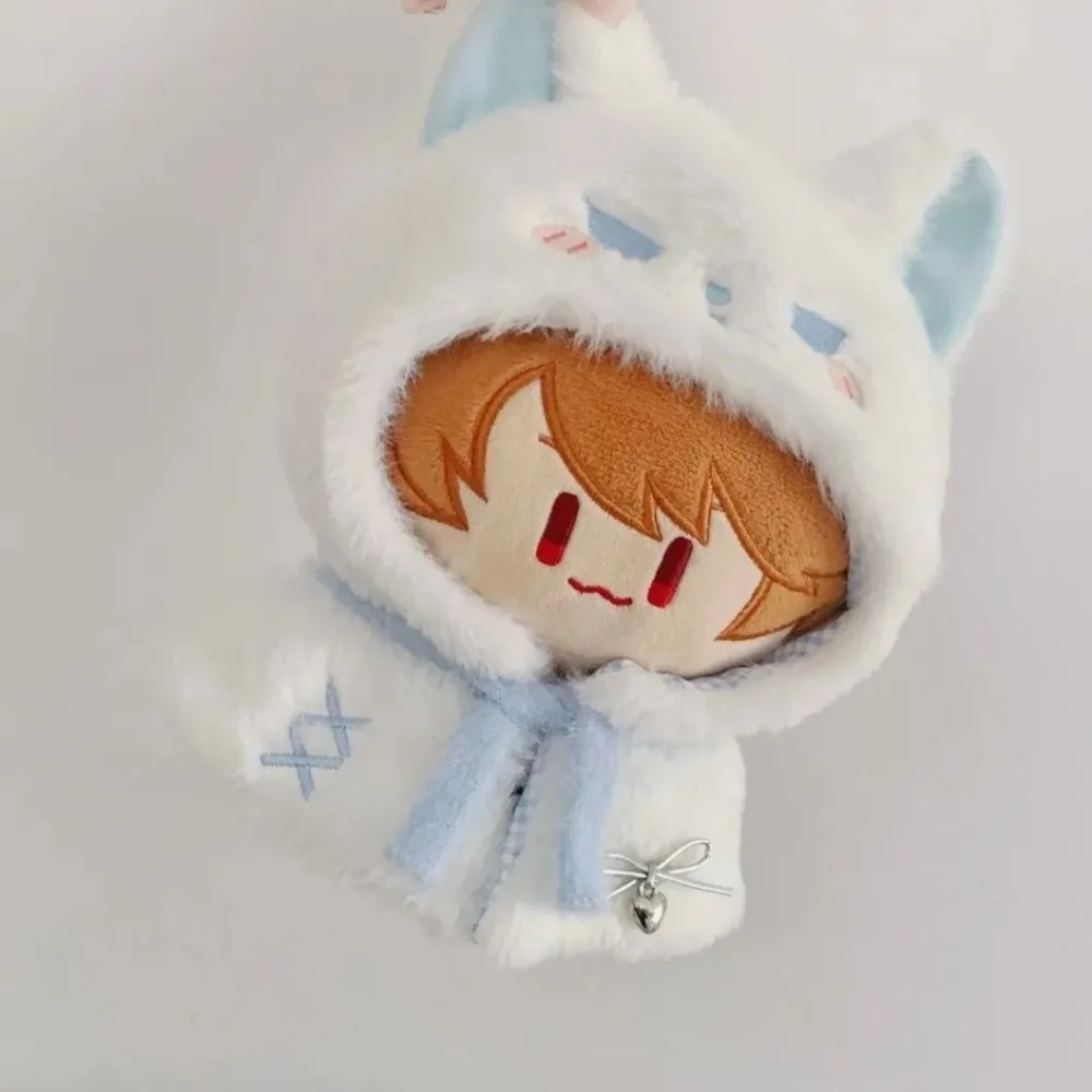 No Attributes Dolls Clothes Cloak 10cm Cotton Clothes Dress Up Suit 20cm Clothes Outfit Cute Blue Clothes Set Accessories