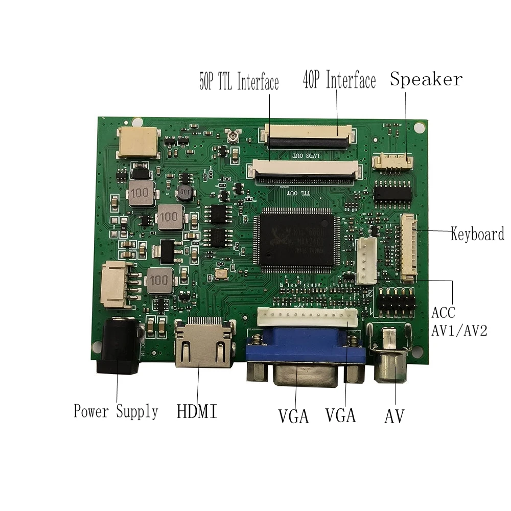 Polegada Ej101ia01g 1280x800 Tela Lcd Hdmi Vga 2av Controle Driver Board Monitor Lvds 40pin Painel 10.1 - Imagem 2