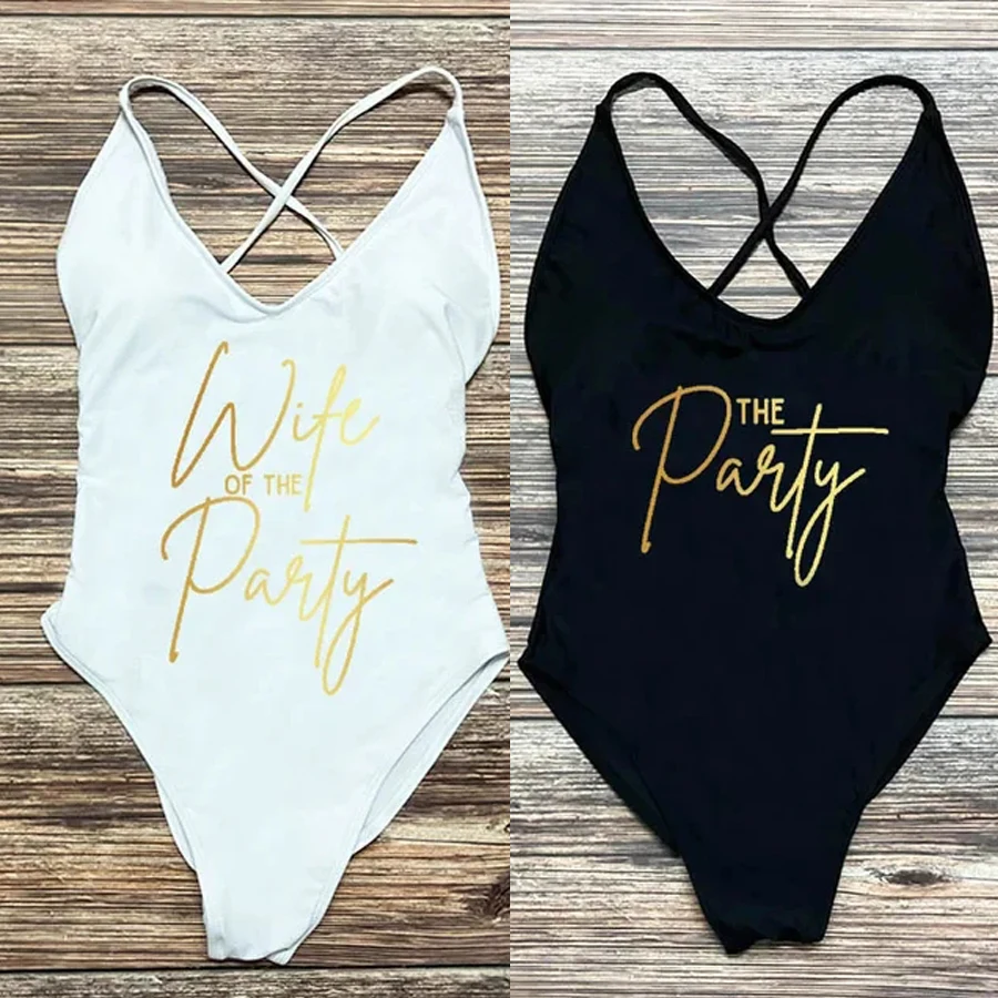 여성용 섹시한 패딩 원피스 수영복, 파티 아내 수영복, 여름 비치웨어, 총각 파티 플러스 사이즈, 목욕 세트
