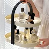 Chic Cosmetic Organizer for Vanity Countertop Skincare Perfume & Lipstick Storage Rack Display Rack for Bedroom Bathroom Dresser 2