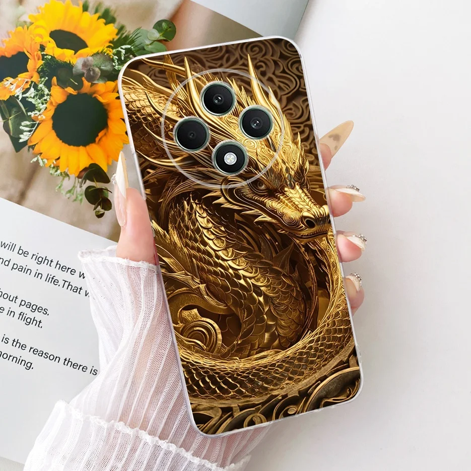 Cool Dragon Tiger Painted Soft Silicone Phone Case - Artistic Design Cover