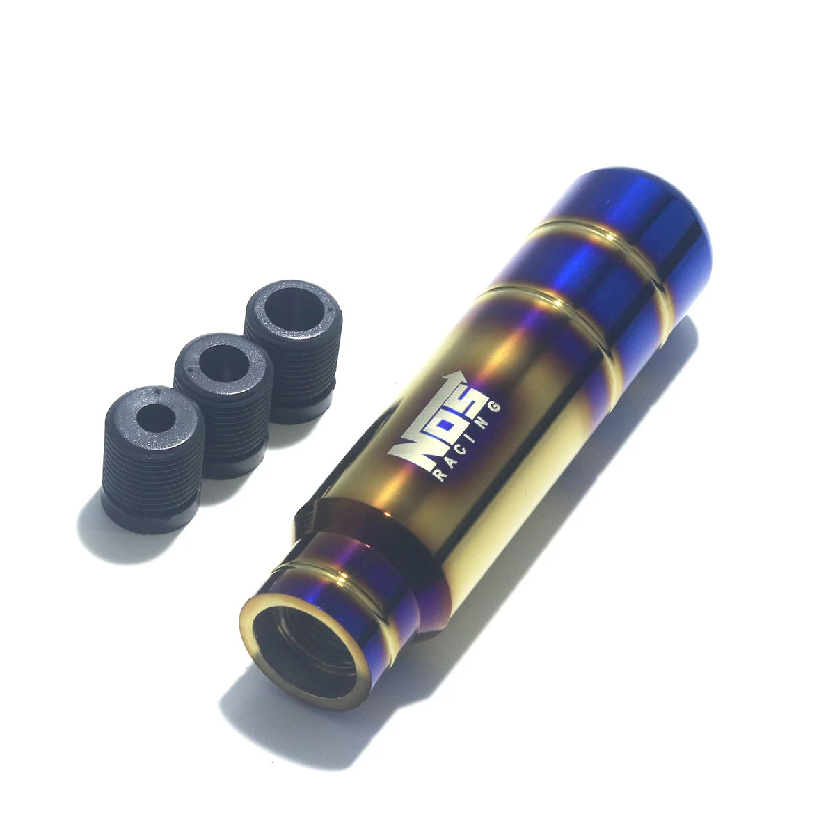 Jdm Bride Burnt Blue Style Gold Aluminum Gear Shift Knob 13cm Shifter