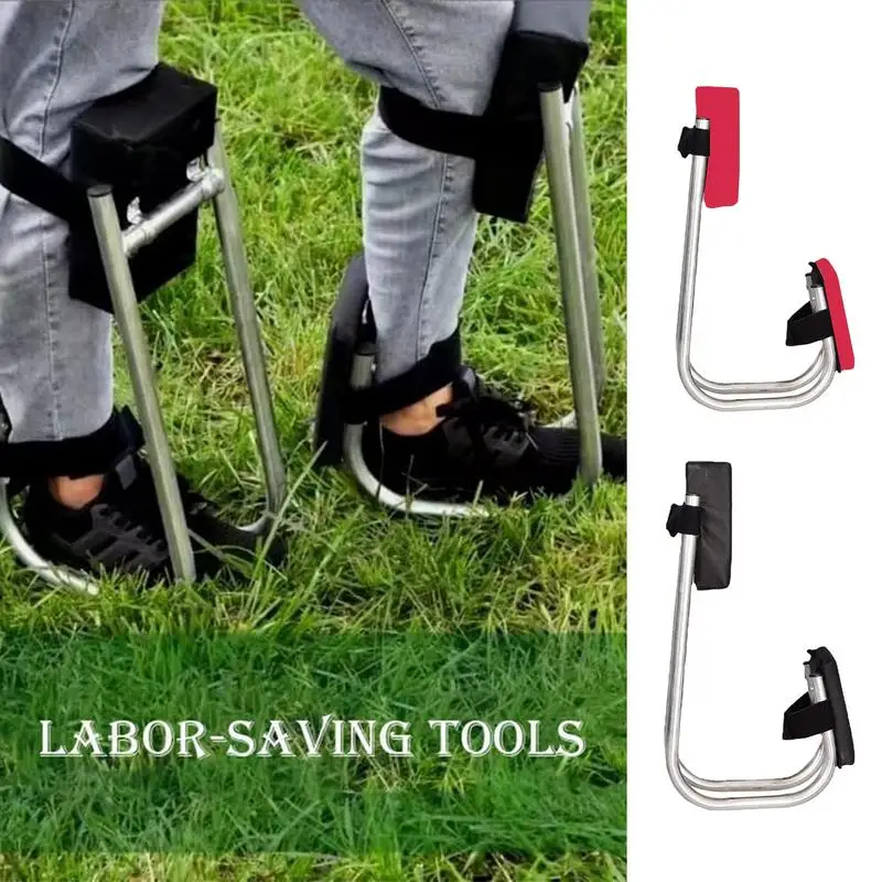Knee Protection Pad Portable Garden Kneeler Seat Chair Wearable Foam Knee Pad Mat Cushion for Gardening Mechanics Work Protecting Knees Garden Stool