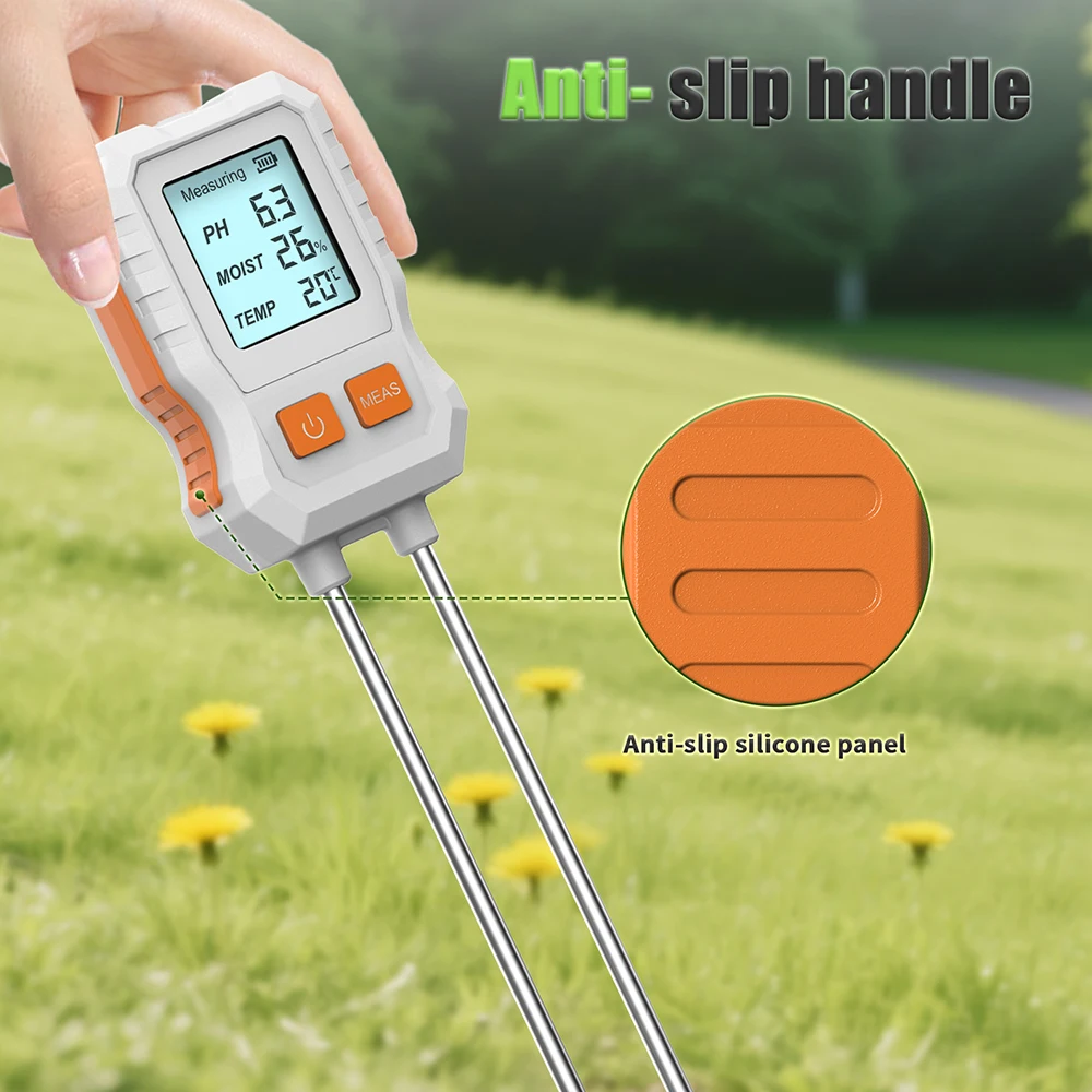 No Brand 3 in 1 Soil Moisture Meter for Garden Farm