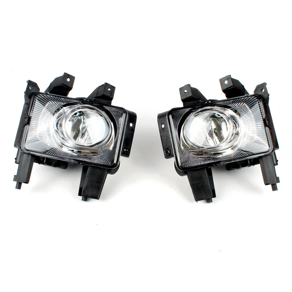 1Pair Car Front Bumper Fog Lights Driving Lamp Foglight Without Bulb