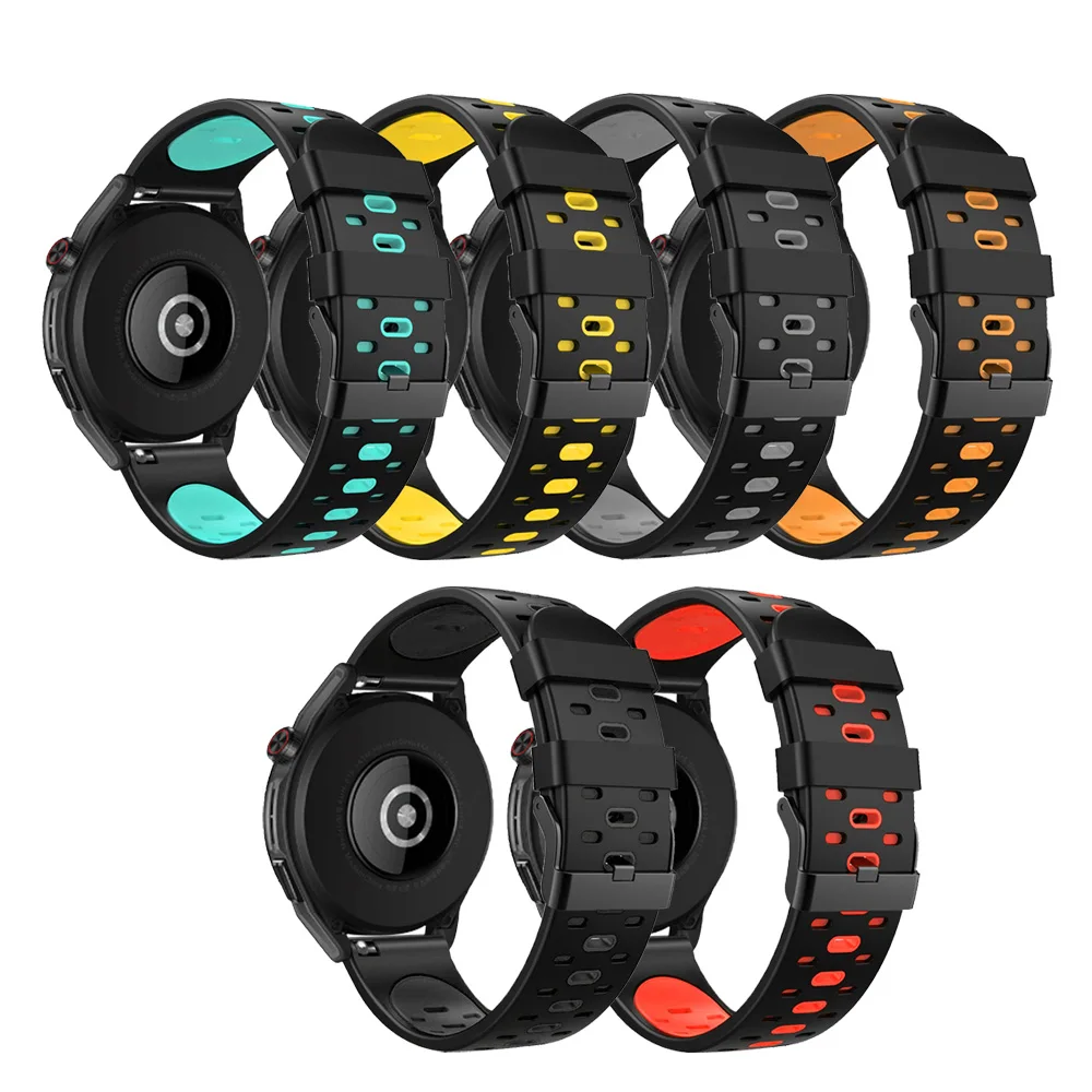 

Ремешок силиконовый для Samsung Galaxy Watch 3 45 мм 46 мм Gear S3, умный Браслет для Huawei Watch GT2 GT3 Gt2 pro 46 мм, 22 мм