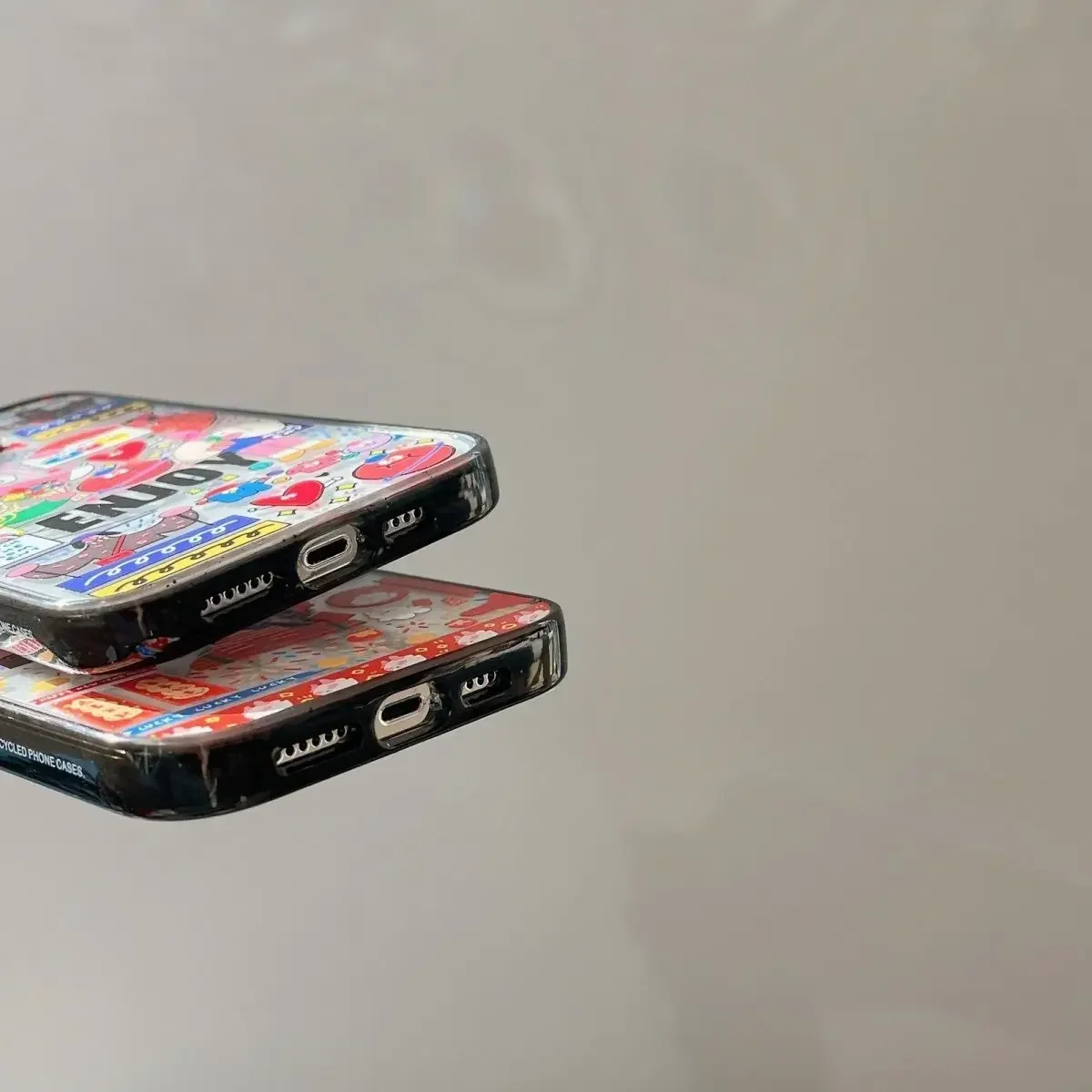 2.0 Version Acrylic Upgrade Border New Year Enjoy Phone Case Cover for IPhone 11 12 13 14 15 Pro Max Case for IPhone 15 Pro