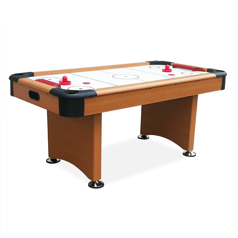 

High Quality Superior 6FT 7FT MDF E-SCORER Electric Air Hockey Power Hockey Table with big Efficiency Air Blower