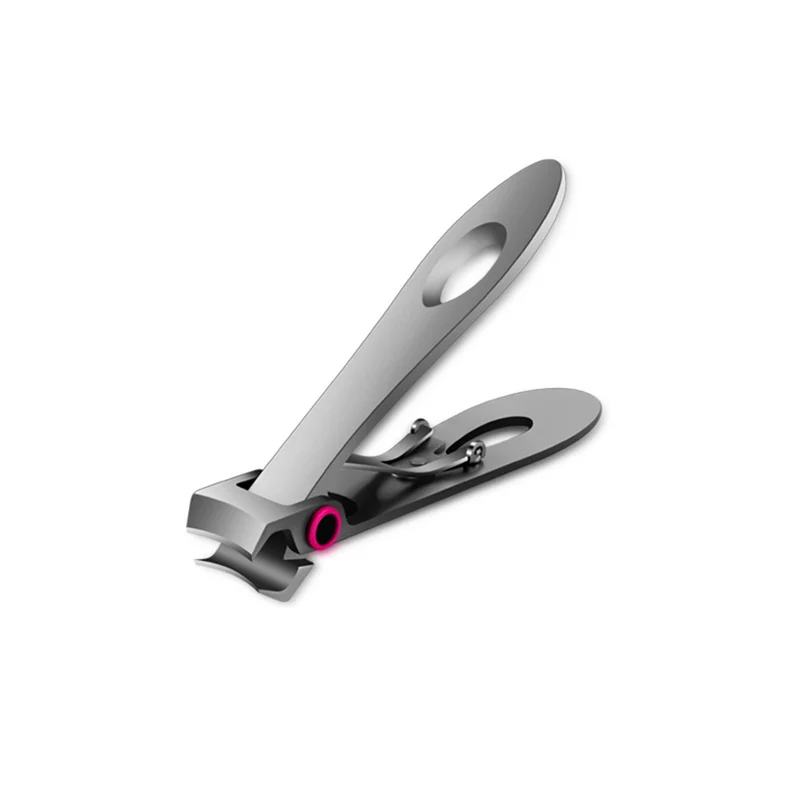 2PCS Large Opening Nail Clippers Thick Nail Trimmer Stainless Steel Professional Large Opening Tool Silver