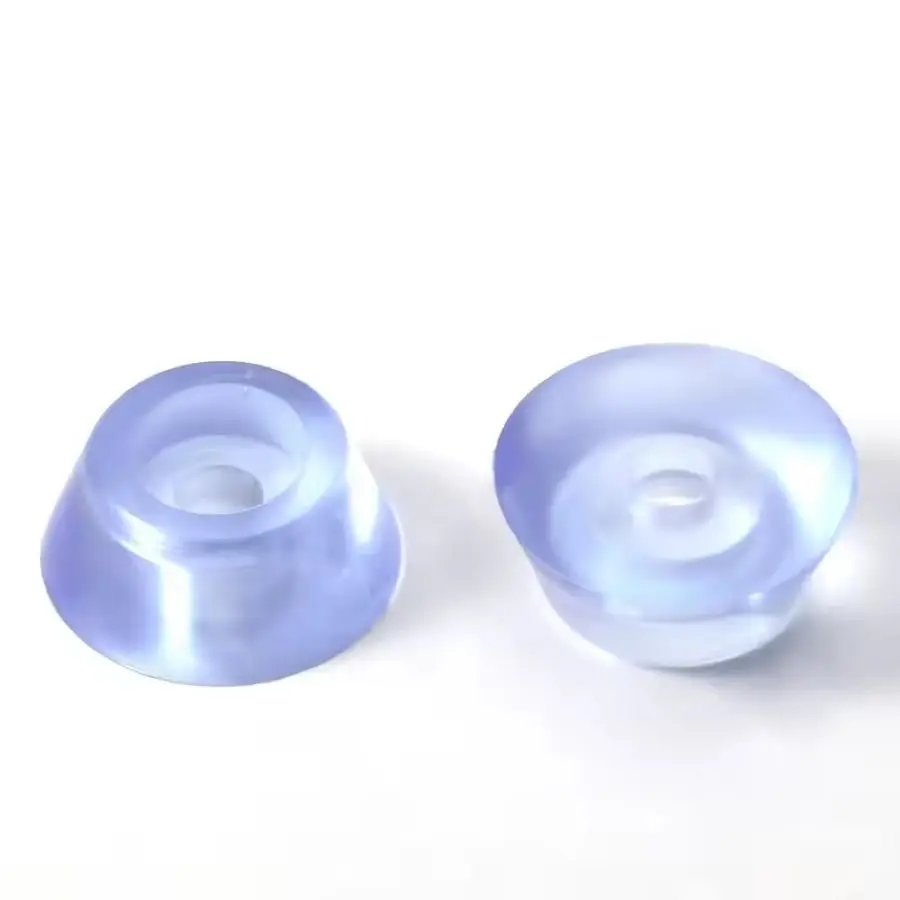 Durable Silicone Chair Leg Floor Protectors - Non-slip Transparent Furniture Pads
