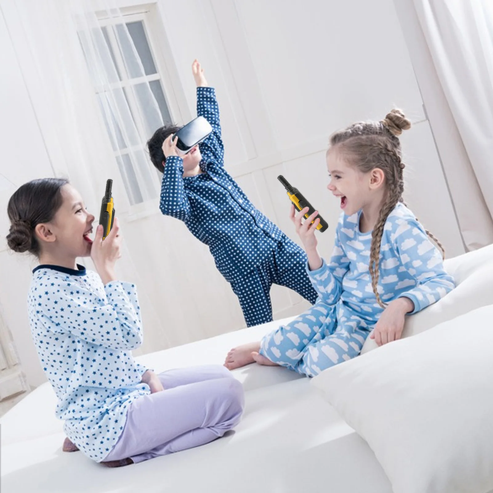 Walkie Talkies For Kids 2 Pcs Walkie Talkies For Kids Two Way Radio 200meters Range Handheld Walkie Talkies As Best Birthday 4