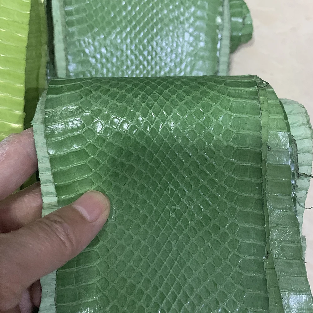 Leather Material Original color patterned Genuine Snake For DIY Handmade Watch strap Small