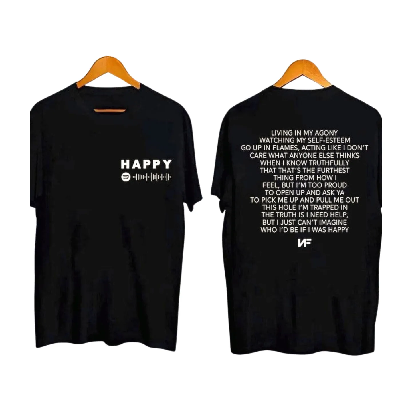 

Футболка NF Happy, футболка NF Hope Tour, футболка Rapper для концертов