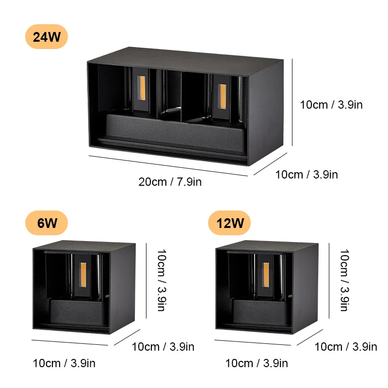 Aluminum Waterproof LED Wall Lamp 4
