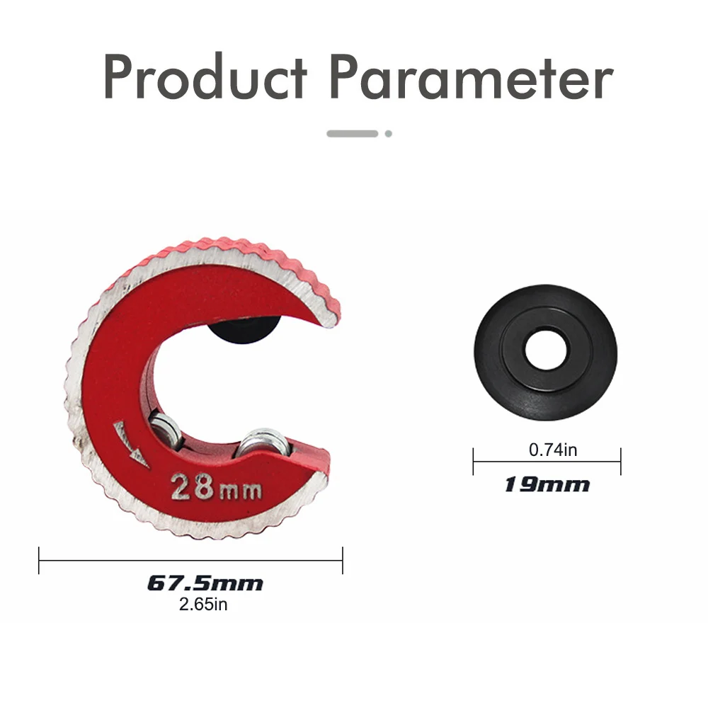 Enhanced Copper and Aluminum Pipe Cutter with Durable AL Alloy Construction - Available in Six Sizes