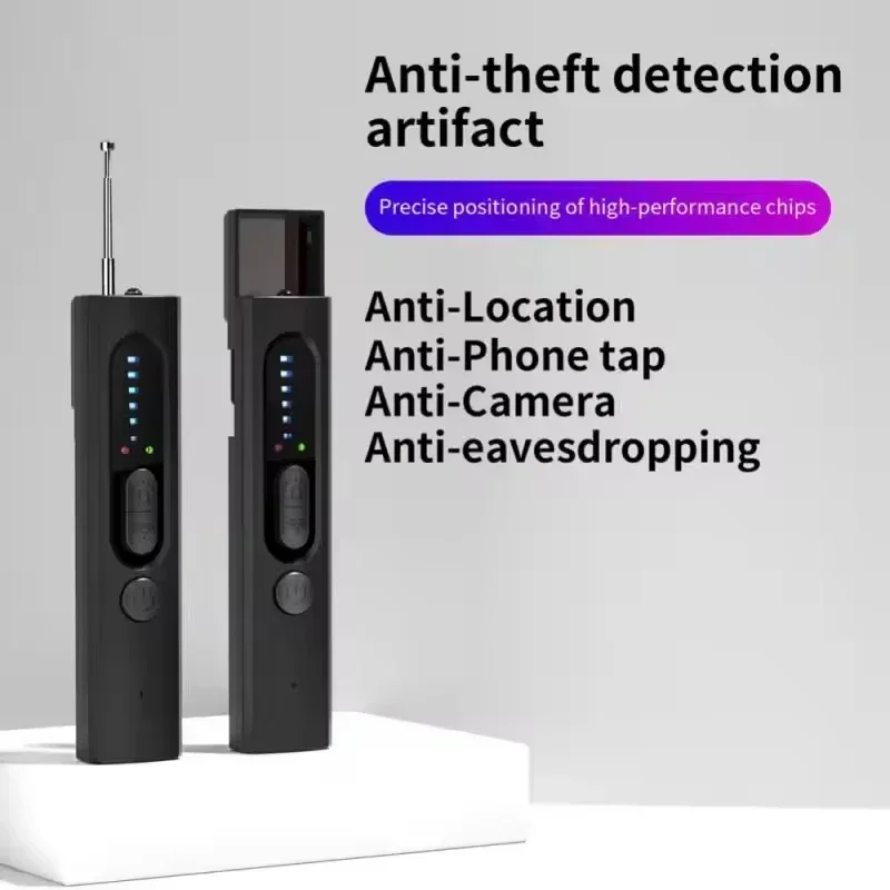 Tracker Listening Hidden Camera Detector Anti-Spy Car GPS Device Bug RF Wireless All Signal Scanner Gadget Security Protection