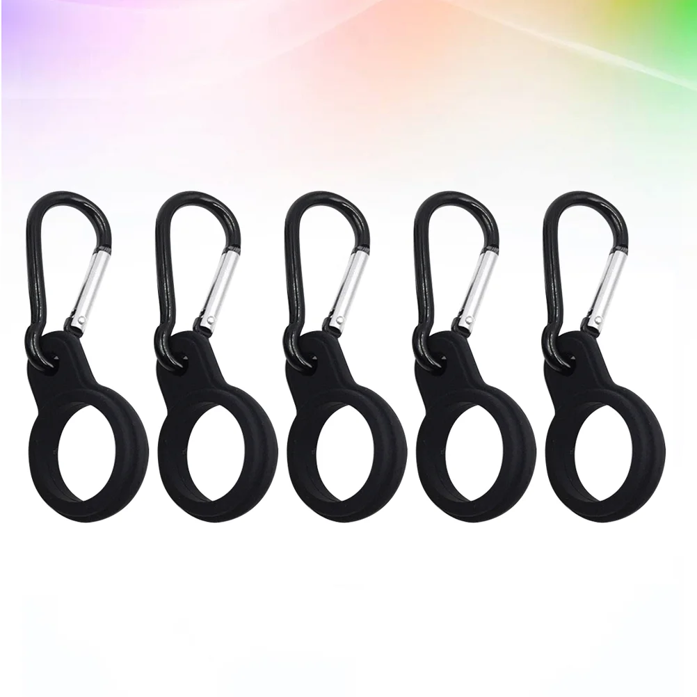 

5PCS Bottle Holder Hook Hiking Bottle Carrying Buckle Climbing Bottle Clip Bottle Hanger Hook