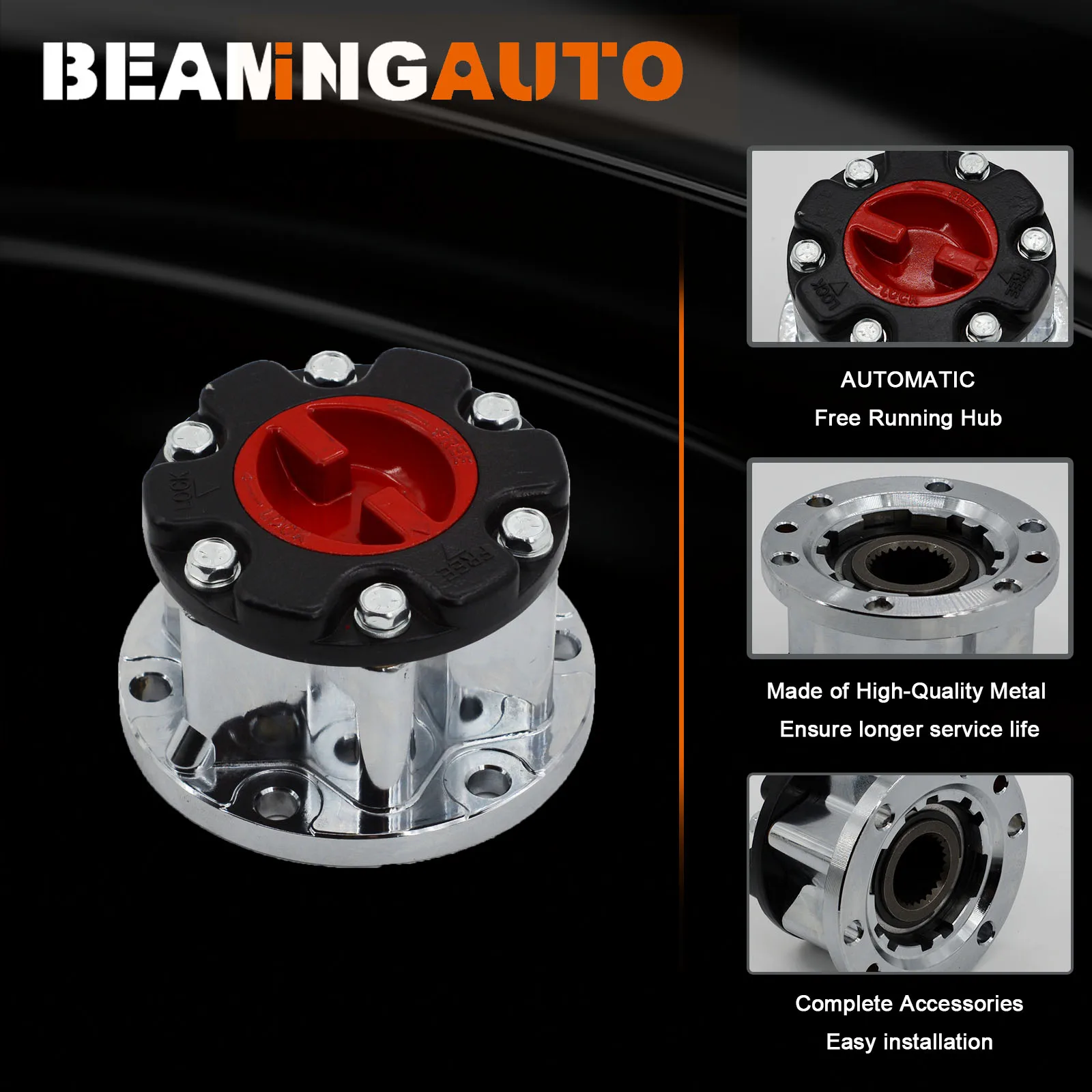 1 piece x Manual Wheel Locking Hubs For Toyota 4Runner T100 Hilux Pickup Toyota VAN B006 43509-35030 4350935030 zinc alloy Wheel Locking Hub