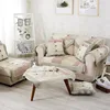 Spring and Autumn Cotton Sofa Cushion Quilted Rural Fresh and Elegant Non Slip Small Flower Lovely Girl Combination Sofa Cover 4