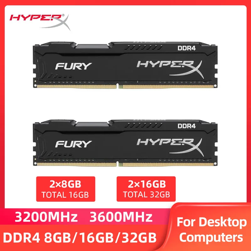 HyperX Fury HX432C16FB3A/8 Memoria DIMM DDR4, 8GB, 3200 MHz, CL16 - Foto 4