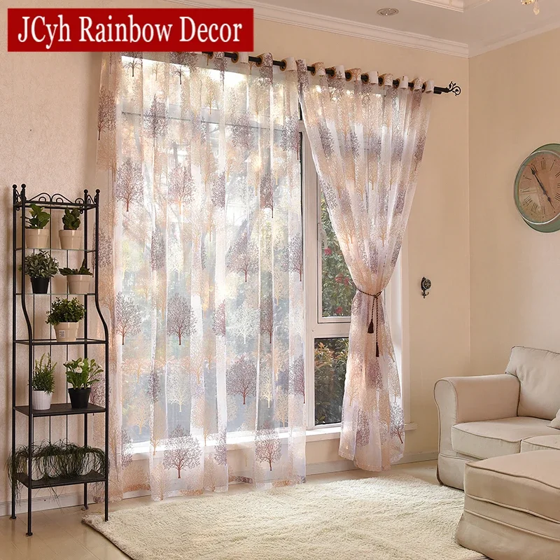 Sheer Curtains Japanese Style Sheer Tulle Curtains For Living Room Children Bedroom Window Kitchen Blinds Drapes