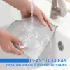 10Pcs Wire Dishwashing Rags, Double-Layer Steel Wire Cleaning Cloth, Non-Scratch Steel Wool Scrubber Cleaning Pads for Kitchen 3