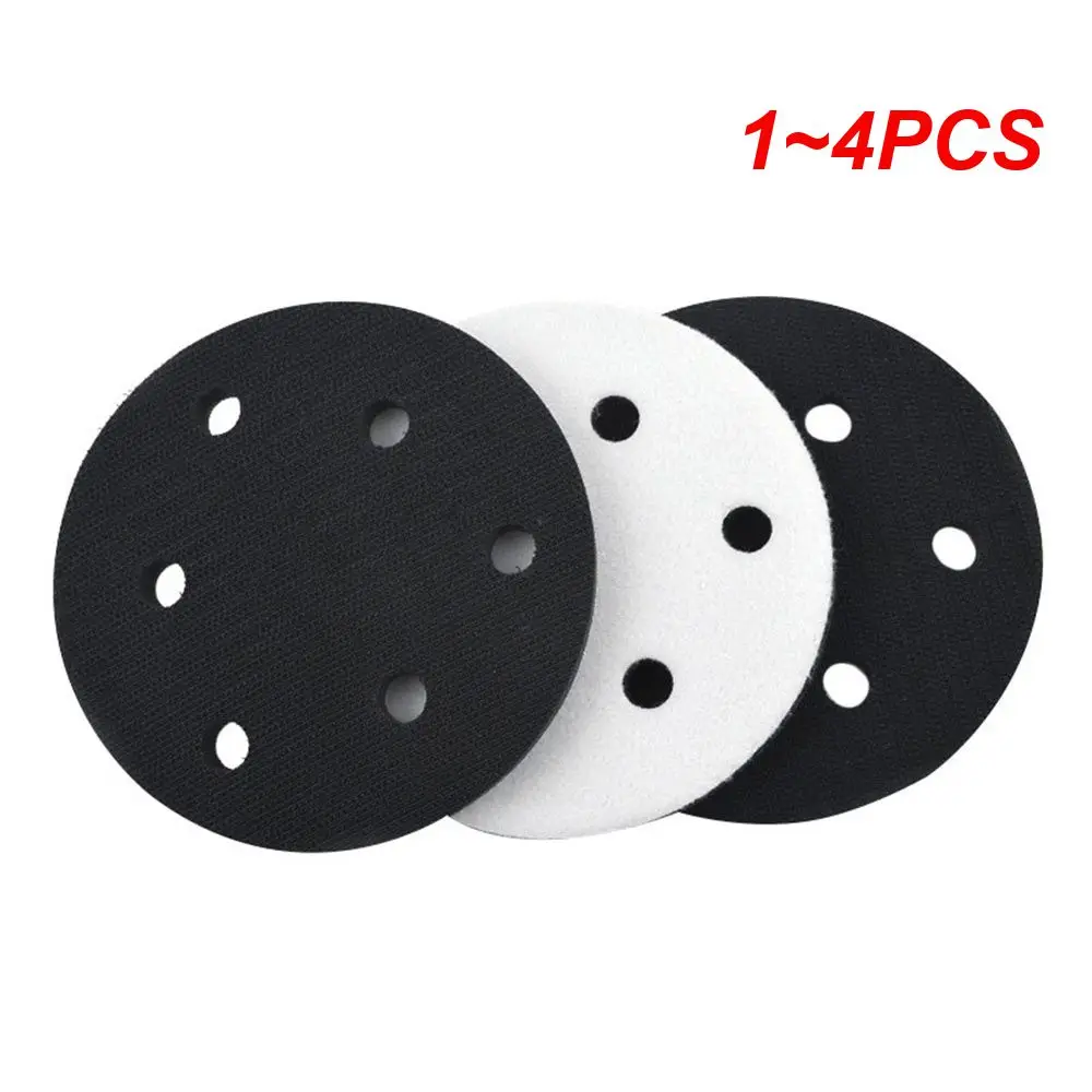 

1~4PCS Pneumatic Grinding Pad Widely Used 125mm Grinding Disc Pad Sandpaper Pad Buffer Pad Of Grinder Wear-resistant Tray Pad