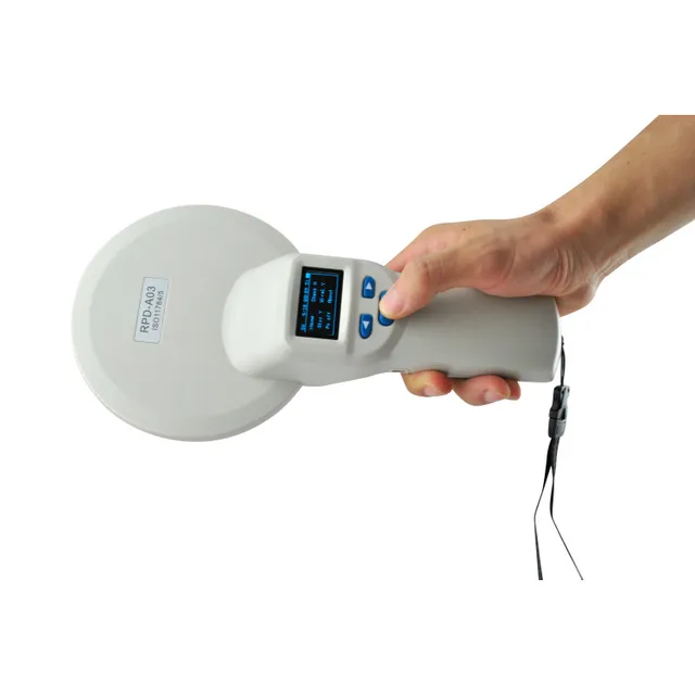 Handle Rfid Reader Animal Ear Tag Reader Scanner FDX-A FDX-B HDX Multi Protocol Iso Usb Chip Animal Rfid Tag Reader 2