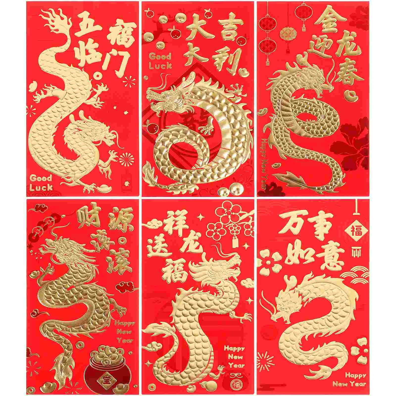 

New Year Red Envelopes Lucky Money Bless Red Pockets Year Chinese Spring New Year Wedding Ceremony Decorations