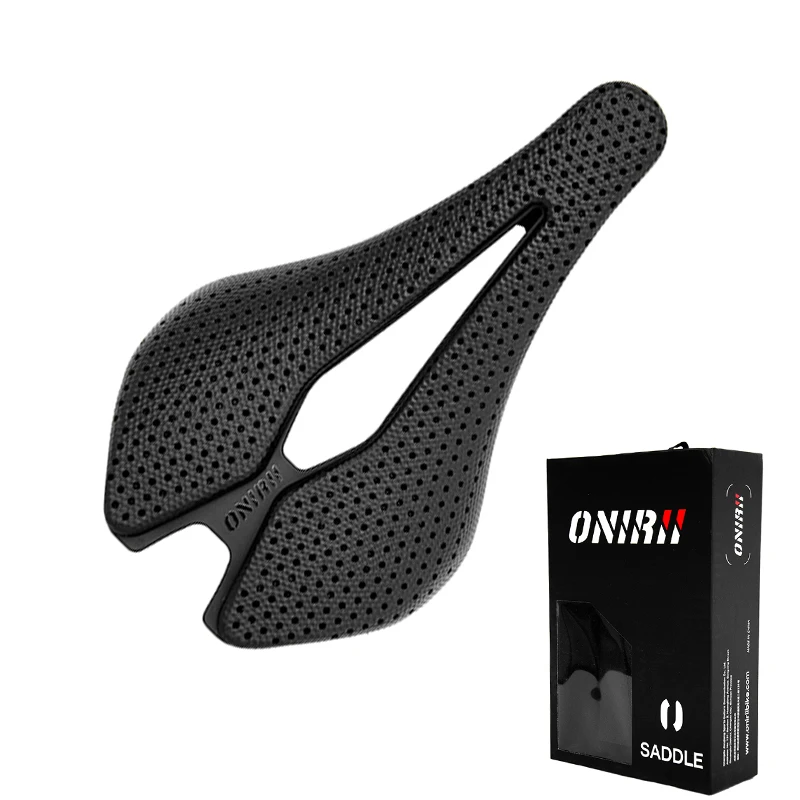 ONIRII ONE 3Dプリントサドル 143mm Onirii-軽量カーボンファイバー3Dプリント自転車シート,耐衝撃